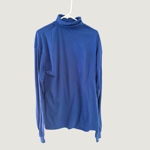 Obermeyer Mens 2XL Royal Blue Turtleneck Vintage Made in USA Base Layer